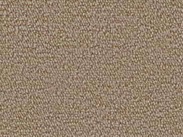 Preview: Wohnraum mit Vorwerk Rondo Teppichboden in Karamell – warme Farbwirkung, strukturierte Oberfläche, wohnliche Atmosphäre